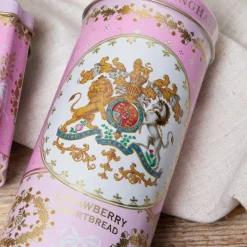 Buckingham Palace Strawberry And Clotted Cream Shortbread Biscuit Tin