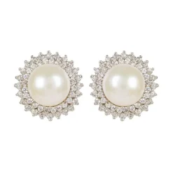 Centred Pearl Earrings