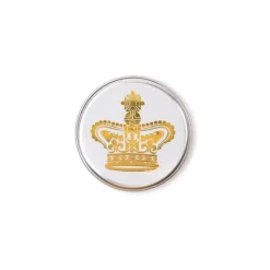 Coat Of Arms Tin Heart Stud Earrings