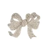Crystal Bow Brooch
