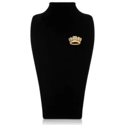 Gold Diadem Crown Brooch