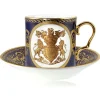 Lustre Cobalt Coffee Cup And Saucer Set
