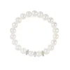 Pearl And Crystal Disc Bracelet