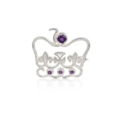 Platinum Jubilee Limited Edition Silver Brooch