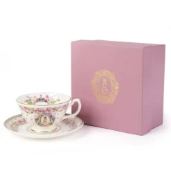Queen Elizabeth Ii Commemorative Teacup And Saucer