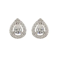 Silver Teardrop Earrings