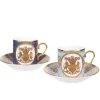 Special Edition Lustre Purple And Blue Coffee Cup And Saucer