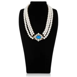 Vicki Sarge Triple Strand Pearl Necklace