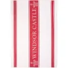 Windsor Castle Red Waffle Tea Towel